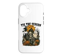 Carcasa para iPhone 16 Tis The Season Halloween Skeleton Ghost Vibes Men Women