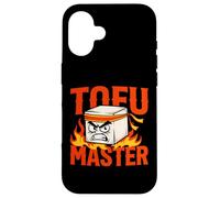 Carcasa para iPhone 16 Tofu Master Fiery Ninja Artes Marciales Veganas