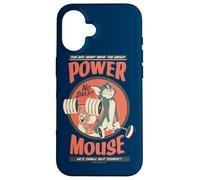 Carcasa para iPhone 16 Tom and Jerry Power Mouse