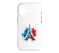Carcasa para iPhone 16 Torre Eiffel: Icono de París Revisitado en Clave Street Art