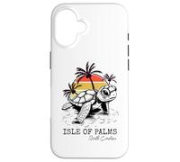 Carcasa para iPhone 16 Tortuga Boba Retro de Isle of Palms Sea Turtle Preservation, Carolina del Sur