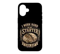 Carcasa para iPhone 16 Trabajo Duro para Que mi Principiante Pueda Comer Pan Panadero de Masa Madre
