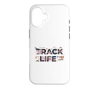 Carcasa para iPhone 16 Track Life Track and Field Athlete Running Track