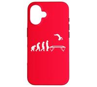 Carcasa para iPhone 16 Trampolin de Jardín Fitness Gimnasta Trampolin