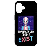 Carcasa para iPhone 16 Transgénero Extraterrestre LGBTQ Transgénero Las Personas