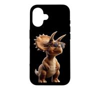Carcasa para iPhone 16 Triceratops Dinosaurio I Love Dinosaurs Cute Triceratops