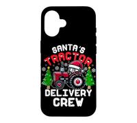 Carcasa para iPhone 16 Tripulación de Entrega de Tractores de Santa