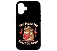 Carcasa para iPhone 16 Tú Haces Que mi corazón se Vaya, Coqui, Linda Cita de Amor Boricua y Coqui