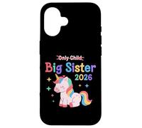 Carcasa para iPhone 16 Unicornio tachado para Hermana Mayor 2026