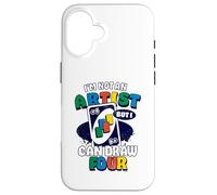 Carcasa para iPhone 16 Uno - No Soy un Artista Pero Puedo Dibujar Cuatro