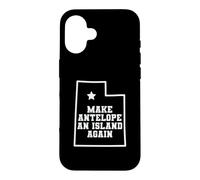 Carcasa para iPhone 16 Utah Make Antelope an Island Again Great Salt Lake