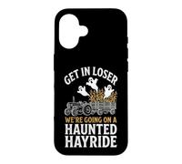 Carcasa para iPhone 16 Vamos a Hacer un Paseo embrujado... Fantasma Espeluznante Halloween