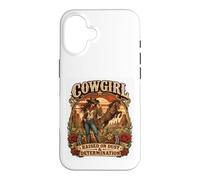 Carcasa para iPhone 16 Vaquera Criada sobre Polvo y diseño de determinación Grit Tough