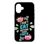 Carcasa para iPhone 16 Vegano Vegetariano Planta Amor Sin Carne Dieta Ética Herbívoro