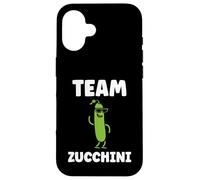 Carcasa para iPhone 16 Vegetable Small Zucchini Minimalist Simple Team Zucchini