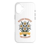 Carcasa para iPhone 16 Vevey Suiza Narciso Flor