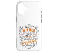 Carcasa para iPhone 16 Vienés Original año de Nacimiento 1946 Vienés