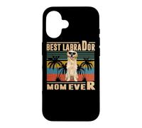 Carcasa para iPhone 16 Vintage Best Dog Mom Ever Labrador Retriever Mothers Day