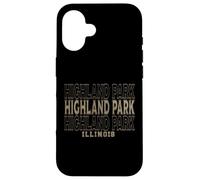 Carcasa para iPhone 16 Vintage Highland Park Illinois