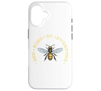 Carcasa para iPhone 16 Vintage Retro Save The Bees Honeybee Bee Kind to Everyone