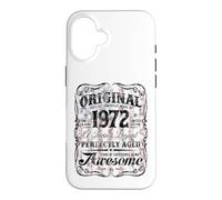 Carcasa para iPhone 16 Vintage USA Legend Born In 1972 The Original Birthday