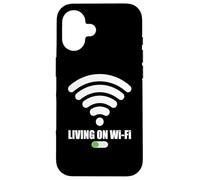 Carcasa para iPhone 16 Vivir De Wi-Fi WLAN WLAN Decir Señal De Internet WiFi Decir