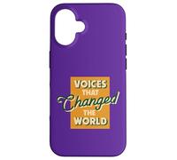 Carcasa para iPhone 16 Voces Que cambiaron el Mundo