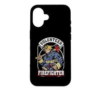 Carcasa para iPhone 16 Volunteer Firefighter Fireman Firefighters Lovers