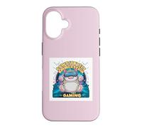 Carcasa para iPhone 16 VR Cat Gamer Lindo Anime Kitty Pawsitively Inmerso En Juegos