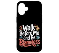 Carcasa para iPhone 16 Walk Before Me and Be Blameless Disciplina Espiritual |-
