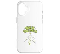 Carcasa para iPhone 16 Walk The Path Diseño de motivación de Viaje Personal