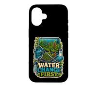 Carcasa para iPhone 16 Water Change First Cuidado Acuario