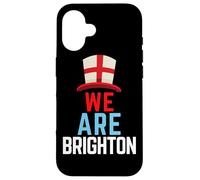 Carcasa para iPhone 16 We Are Brighton Inglaterra Bandera Deportes