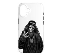 Carcasa para iPhone 16 West Coast Sasquatch Rapero Urban Street Style Bigfoot