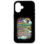 Carcasa para iPhone 16 What Makes You Different is Exactly What Makes You irre...