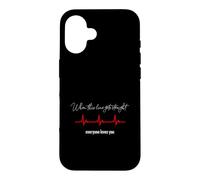 Carcasa para iPhone 16 When This Line Gets Straight Everyone Love You - Funny