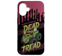Carcasa para iPhone 16 Where The Dead Tread Zombie Off-Road Monster Truck