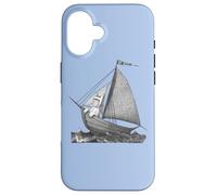 Carcasa para iPhone 16 Where The Wild Things Are Sailing on a Boat