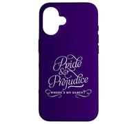 Carcasa para iPhone 16 "Where's My Darcy? Jane Austen/Orgullo y prejuicio