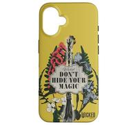 Carcasa para iPhone 16 Wicked Don’t Hide Your Magic Floral Broom