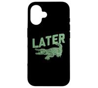 Carcasa para iPhone 16 Wild Animal Crocodile Funny Alligator Later Gator