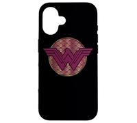 Carcasa para iPhone 16 Wonder Woman Movie Geometric Logo with Golden Sun