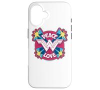 Carcasa para iPhone 16 Wonder Woman Movie Peace & Love
