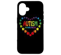 Carcasa para iPhone 16 World Autism Awareness 2 April 2026 Autism Cute Autistic