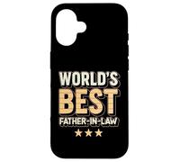 Carcasa para iPhone 16 World’s Best Father-in-Law Ever Retro Grunge