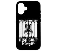 Carcasa para iPhone 16 World'S Okayest Disc Golf Player - Funny Disc Golf Lovers