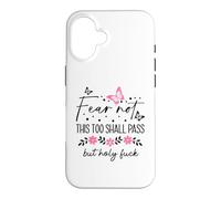 Carcasa para iPhone 16 WTF This Too Shall Pass But Holy Fuck Saying Fucking Hell