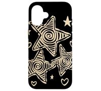 Carcasa para iPhone 16 Y2K 90s Star Trio Cielo Estrellado