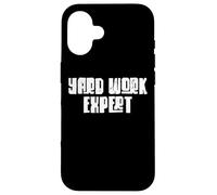 Carcasa para iPhone 16 Yard Work Expert Grass Mowing Landscaper Lawn Caretaker