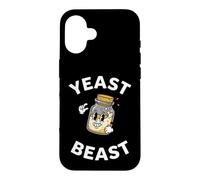 Carcasa para iPhone 16 Yeast Beast Sourdough Starter Retro Cartoon Baker